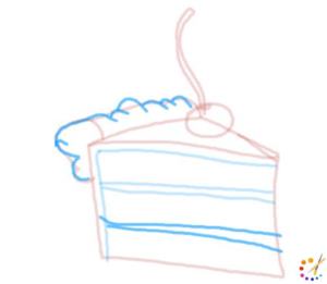 How to draw Cake