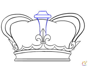 How to draw crown