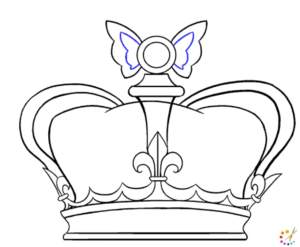 How to draw crown