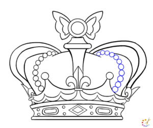 How to draw crown