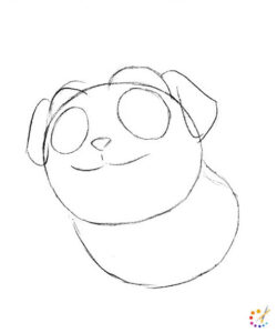 How to draw a puppy