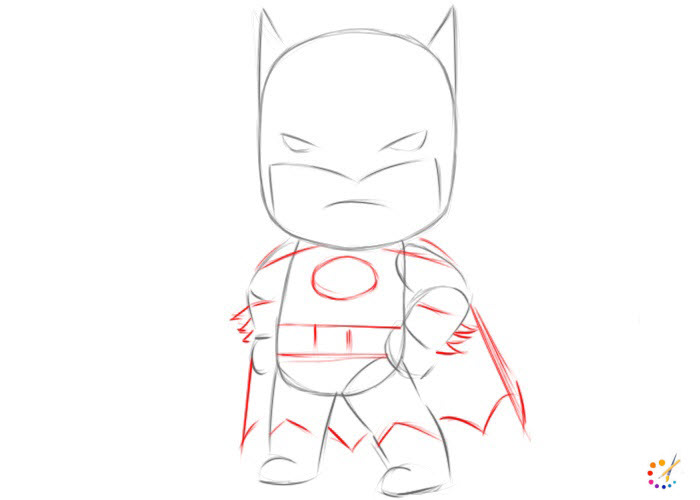 How to draw Batman