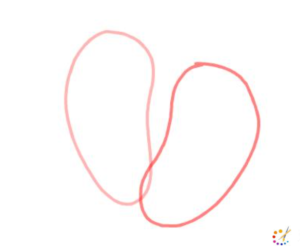 How to draw baby feet