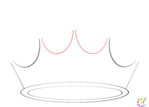 How to draw crown