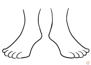 How to draw a feet