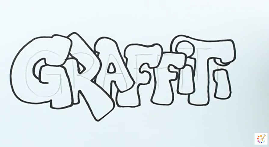 how to draw a graffiti