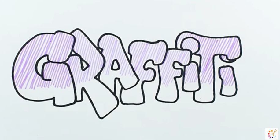 how to draw a graffiti