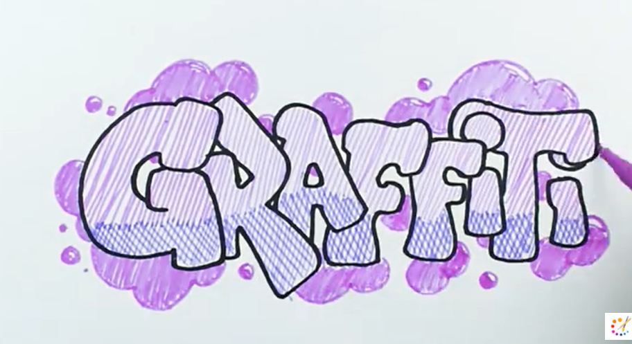 how to draw a graffiti