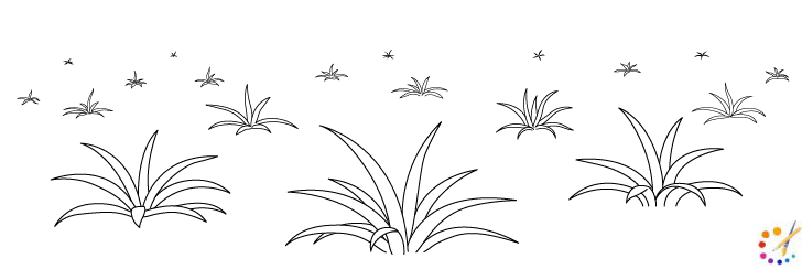 How To Draw Grass