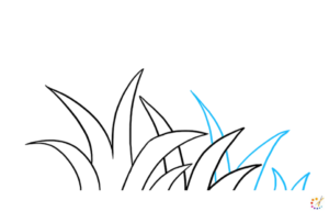 How to draw grass