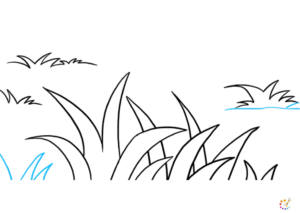 How To Draw Grass