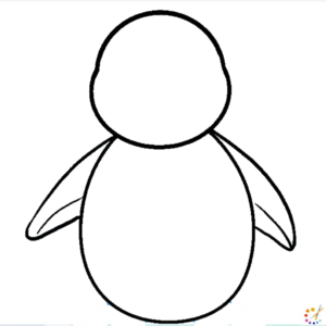 How to draw penguin