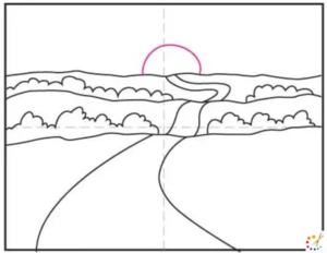 How to draw Sunset