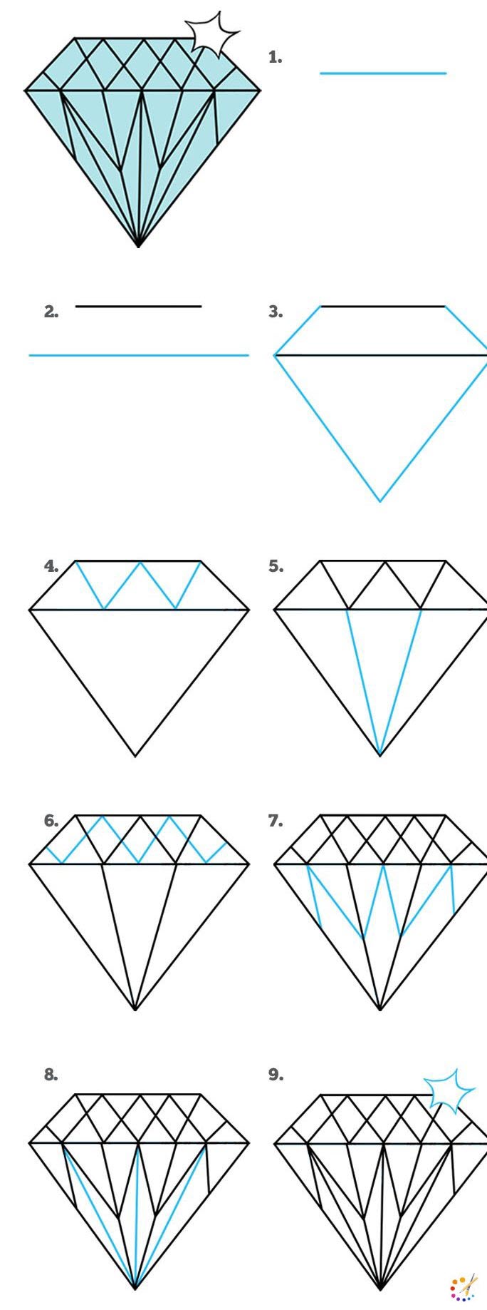 How to draw a Diamond