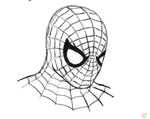 How to draw Spiderman