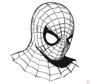 How to draw Spiderman