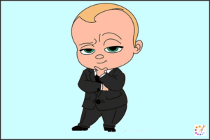 How to draw boss baby