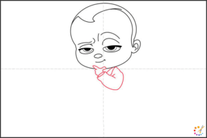 How to draw boss baby