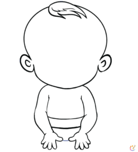 How to draw a baby