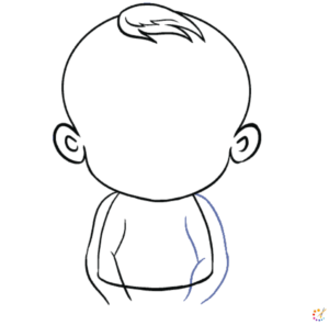 How to draw a baby