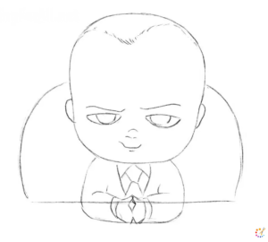 How to draw boss baby