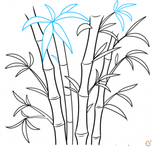 How to draw bamboo