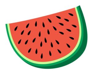 How to draw watermelon