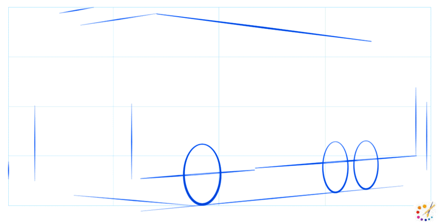 How to draw firetruck