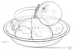 How to draw fruit