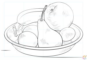 How to draw fruit