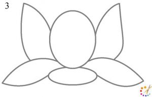 How to draw a lotus