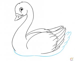 How to draw a swan