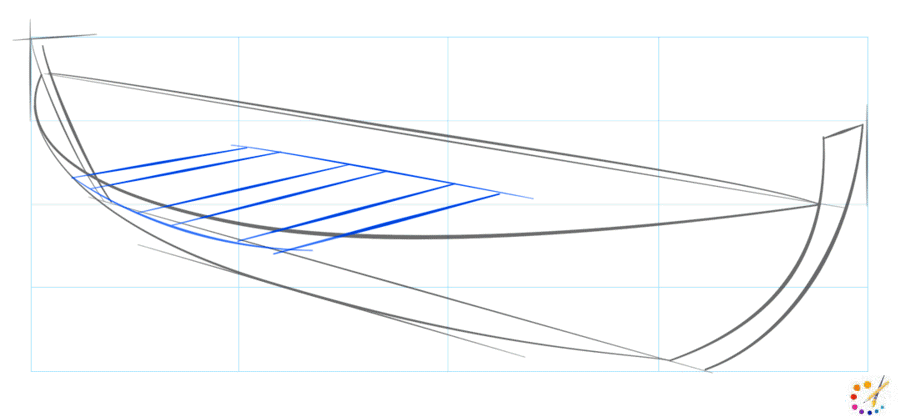 How to draw boat