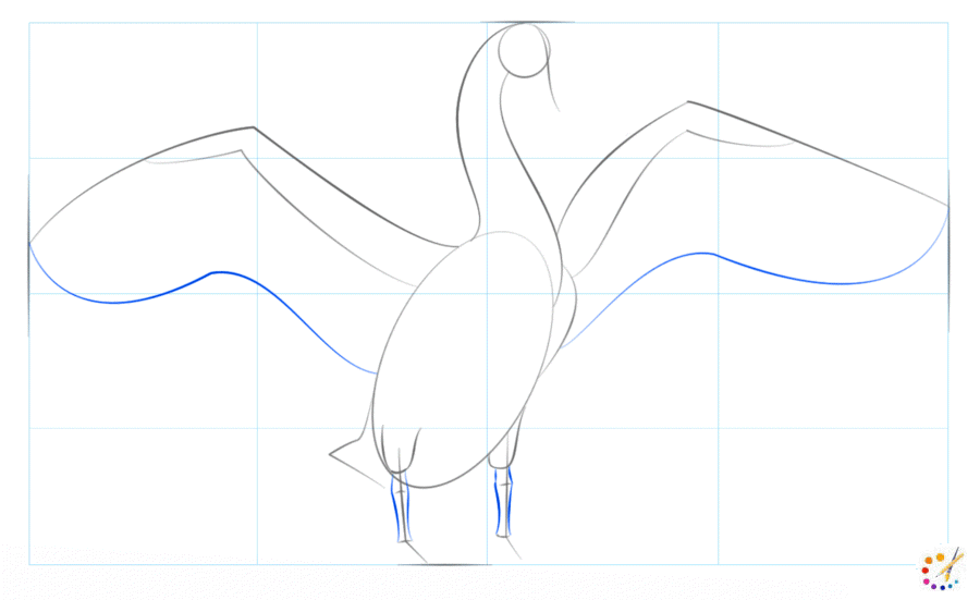 How to draw a swan