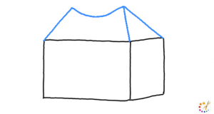 How to draw tent