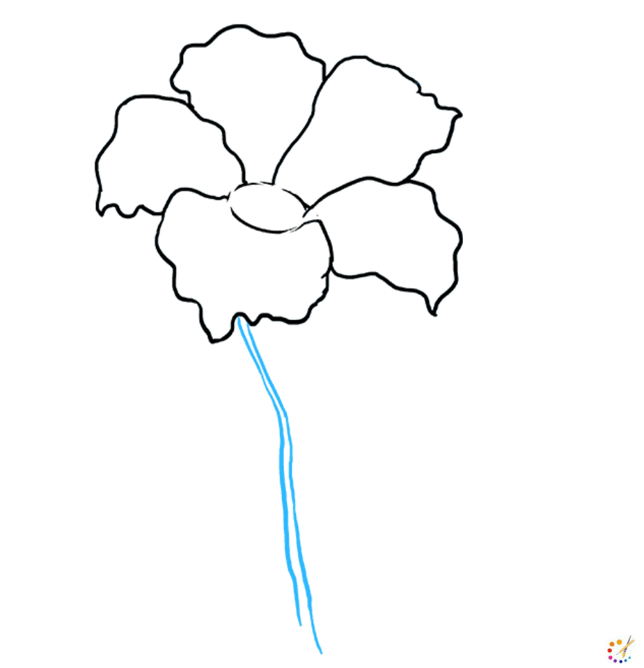 How to draw hibiscus