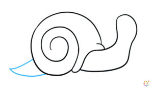 How to draw snail