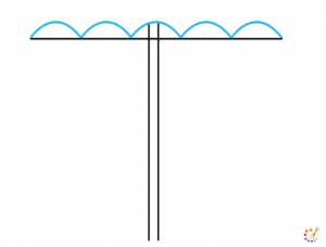 How to draw an umbrella