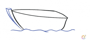 How to draw boat