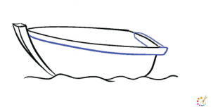 How to draw boat