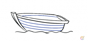 How to draw boat