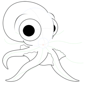 How to draw octopus