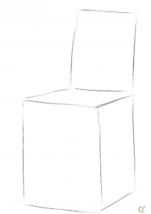 How to draw chair