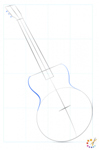 Guitar drawing