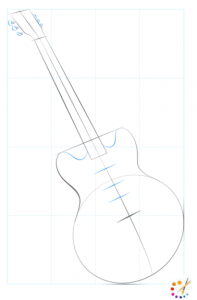 Guitar drawing