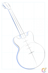 Guitar drawing