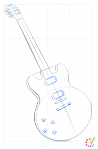 Guitar drawing