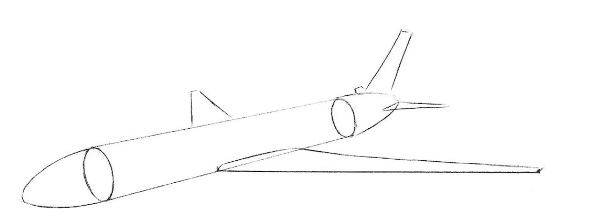 How to Draw Airplane Step by Step – For Kids & Beginners