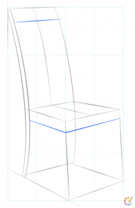 How to draw chair