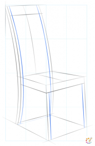 How to draw chair